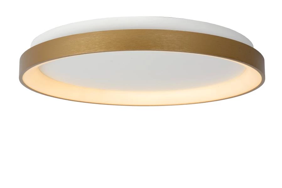 Lucide VIDAL - Flush ceiling light - Ø 48 cm - LED Dim. - 1x38W 2700K - Matt Gold / Brass - detail 1